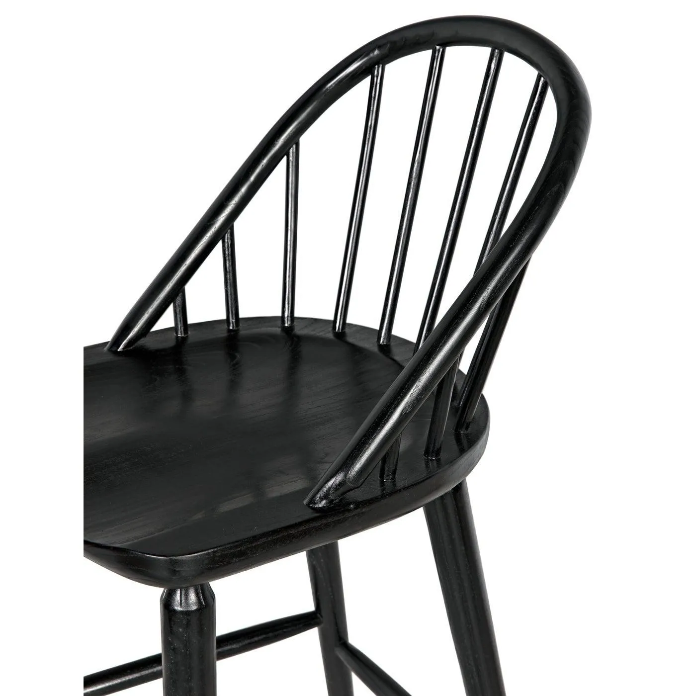 Gloster Bar Chair, Charcoal Black by Noir