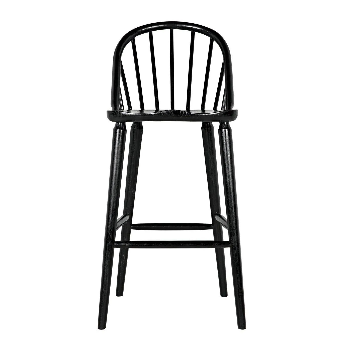 Gloster Bar Chair, Charcoal Black by Noir