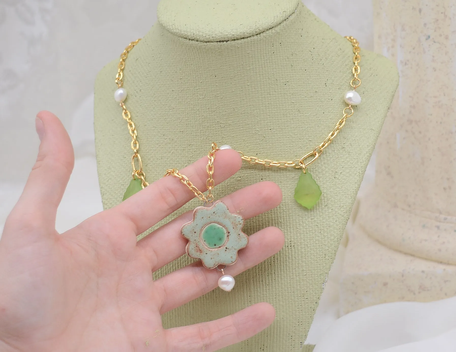 Green Garden Necklace