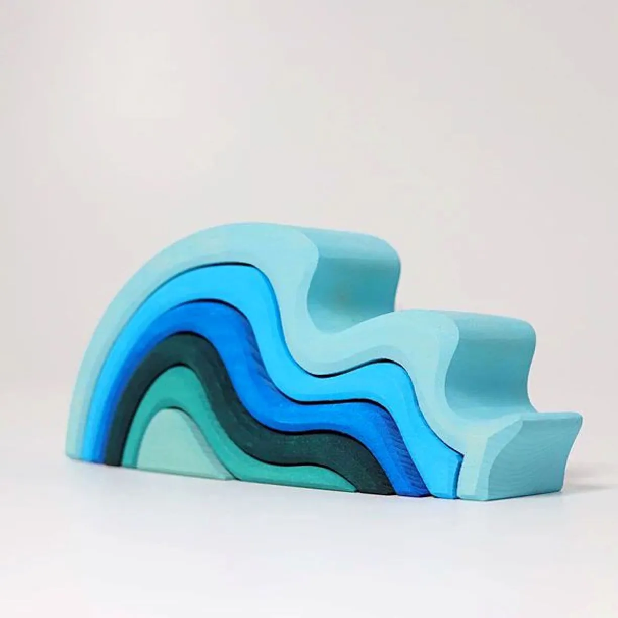 Grimm's Small Waterwaves Wooden Stacker, Ages 3 