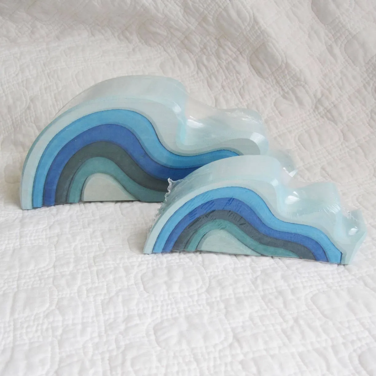 Grimm's Small Waterwaves Wooden Stacker, Ages 3 