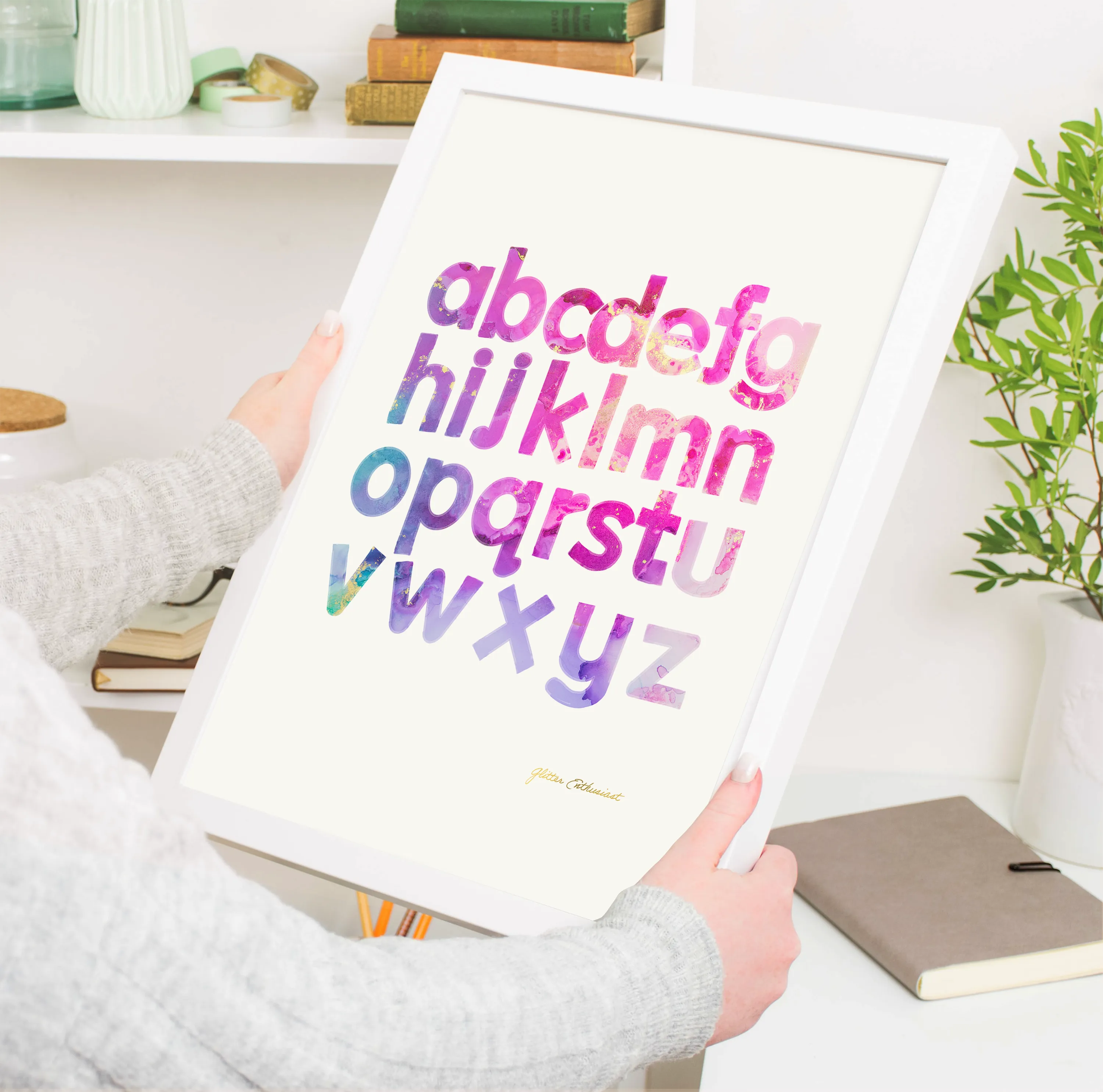 Hallie Alphabet Print