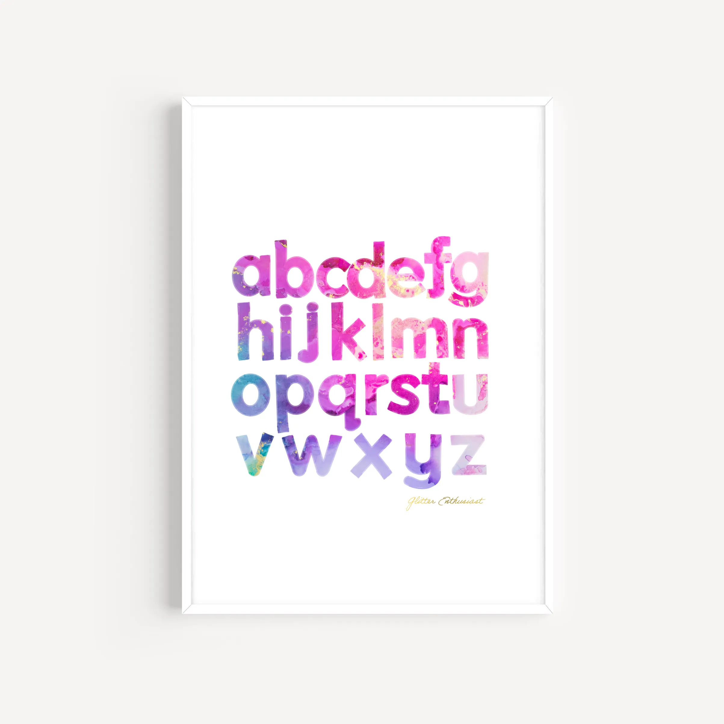 Hallie Alphabet Print