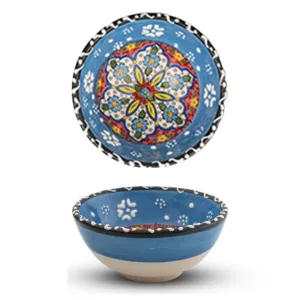 Handmade Ceramic Bowl Mexican Maya 8cm