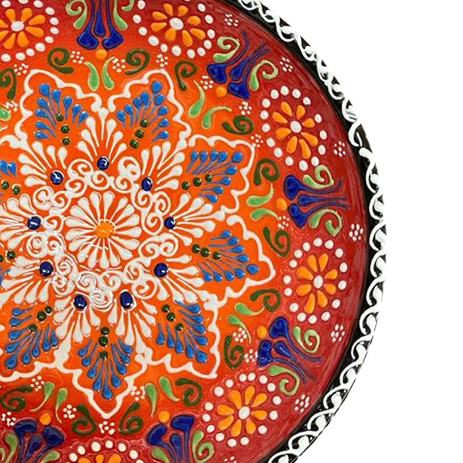 Handmade Ceramic Bowl Mexican Red