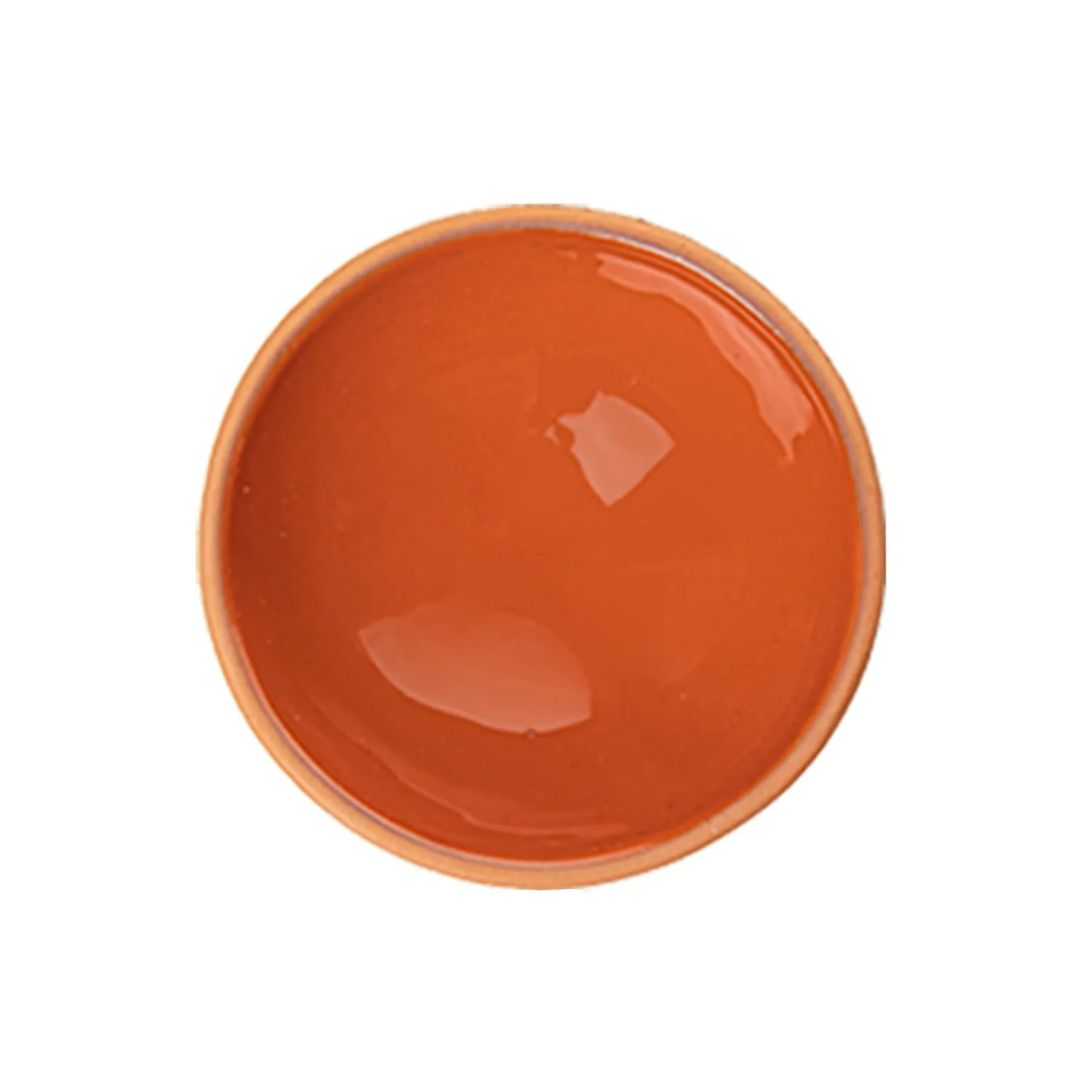 Handmade Ceramic Bowl Moroccan Orange 8cm