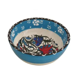 Handmade Ceramic Bowl Tulip Blue 8cm