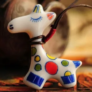 Handmade Ceramic Creature Pendants