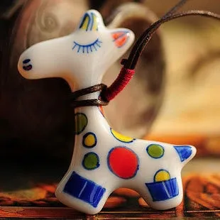 Handmade Ceramic Creature Pendants