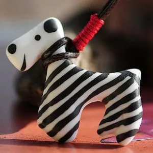 Handmade Ceramic Creature Pendants