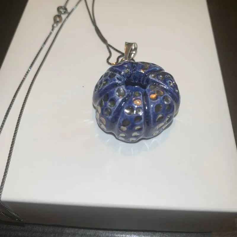 Handmade Ceramic Sea Urchin Pendant