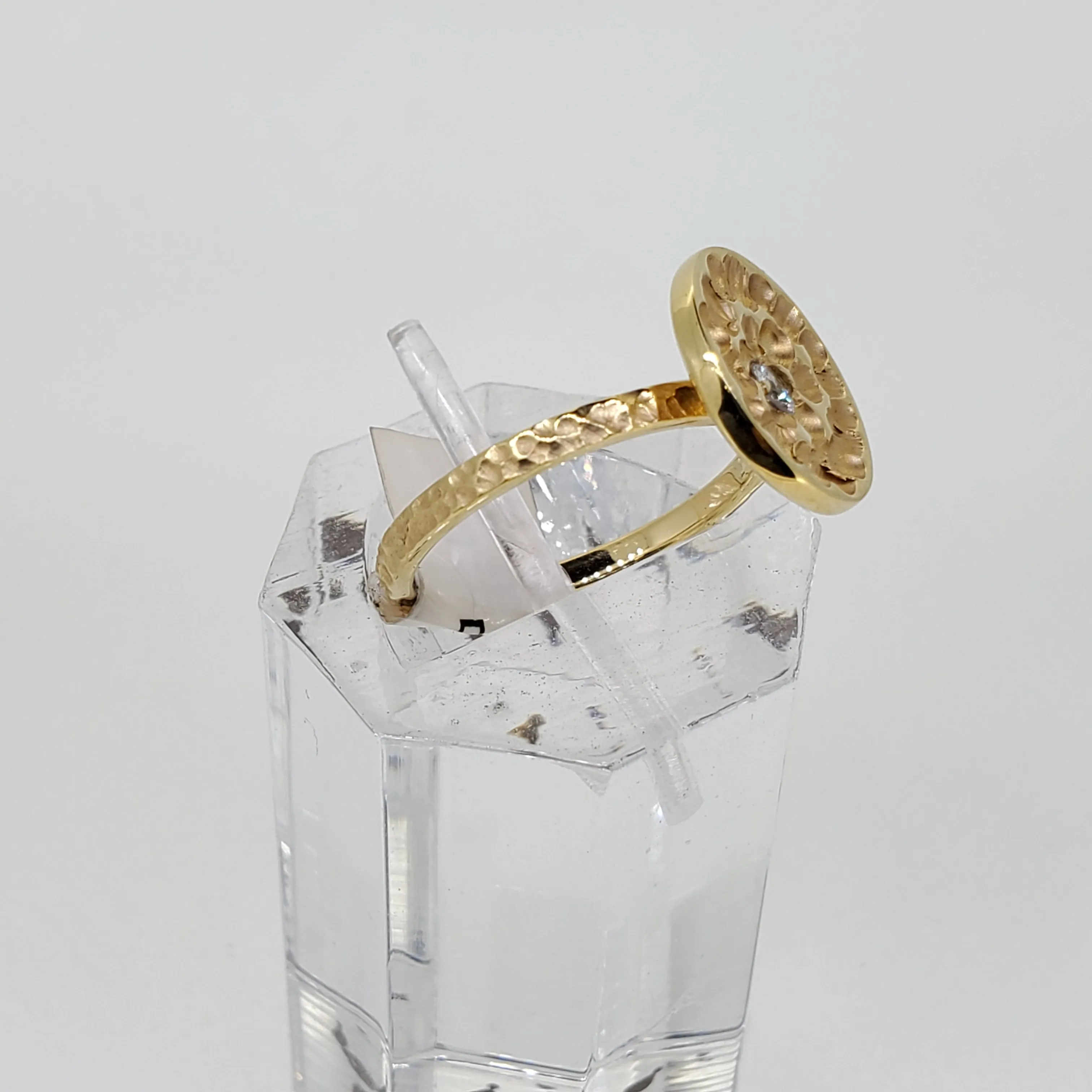 Handmade Hammered  Ring