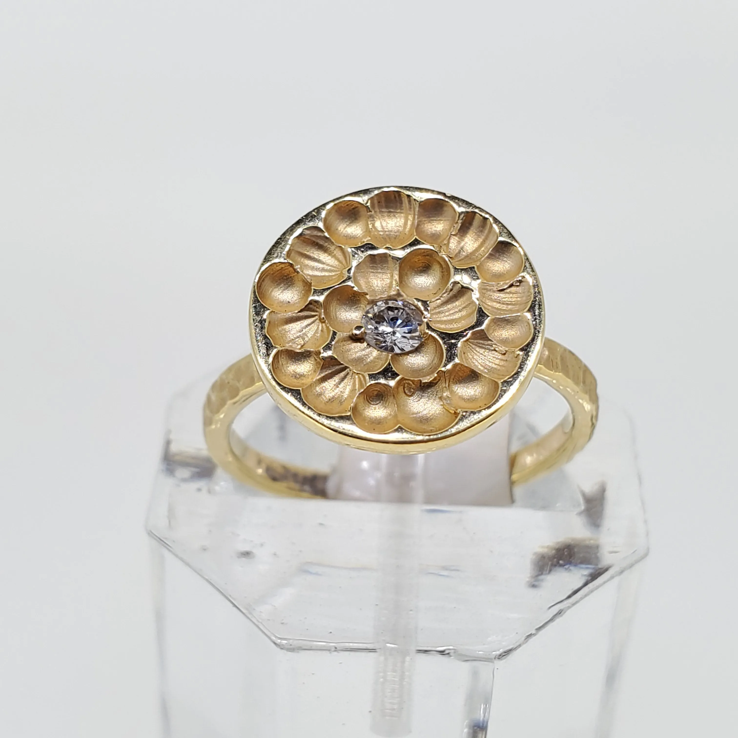 Handmade Hammered  Ring