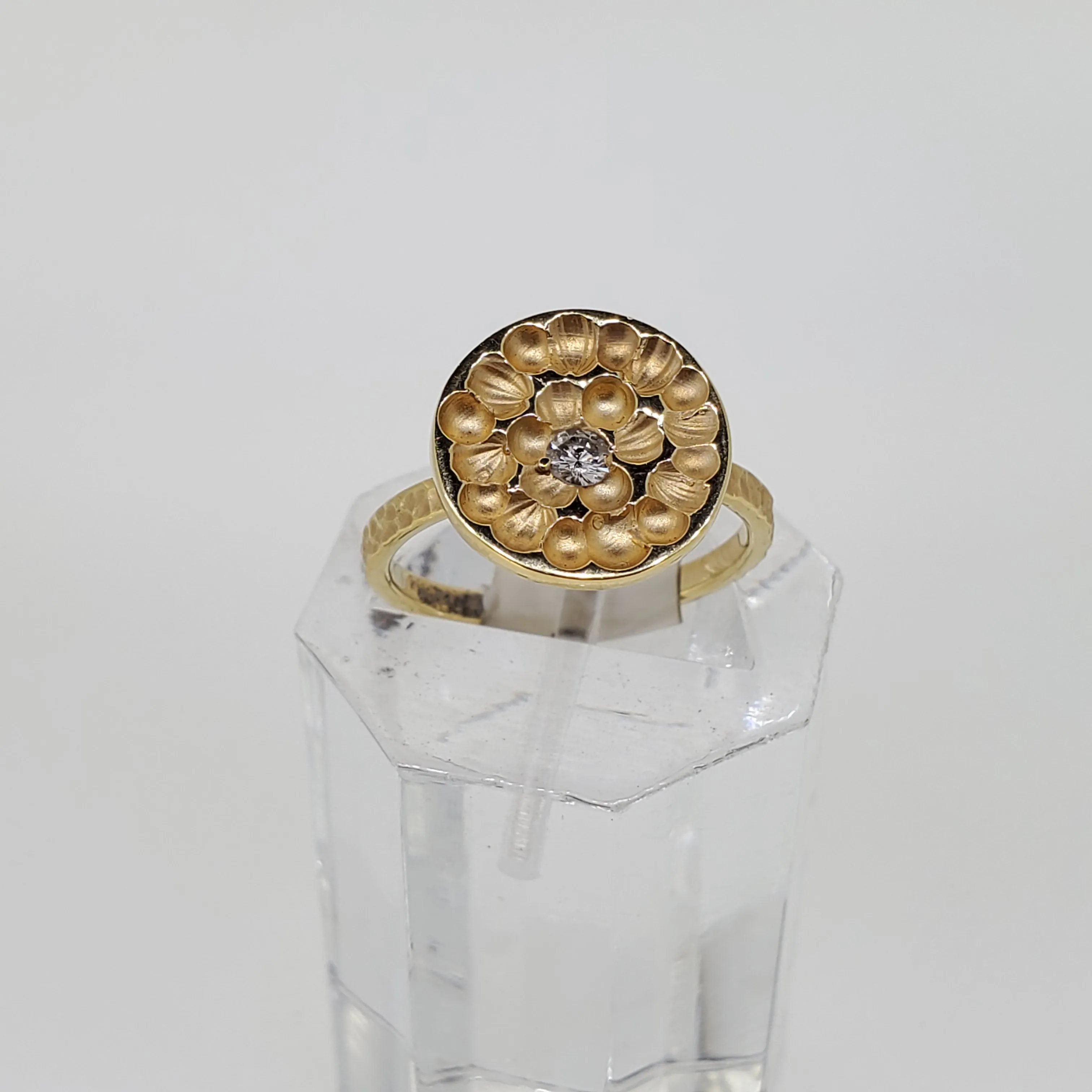 Handmade Hammered  Ring