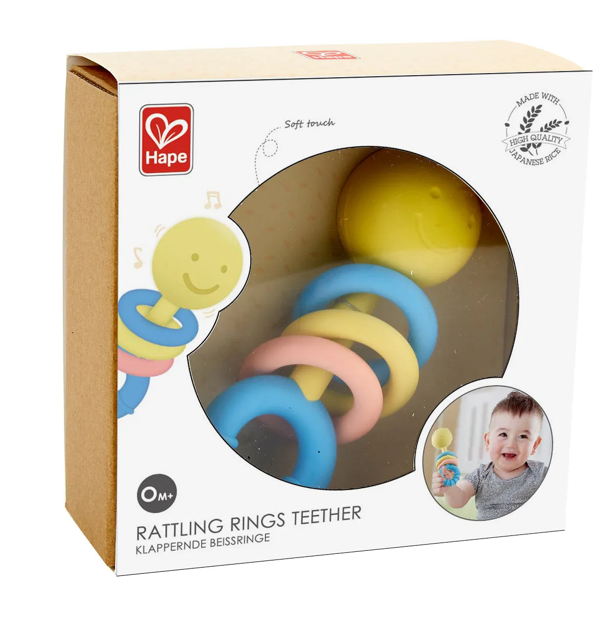 Hape Rattling Rings Teether