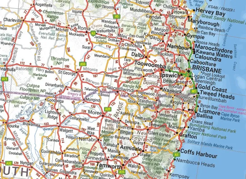 Hema Australia Wall Map
