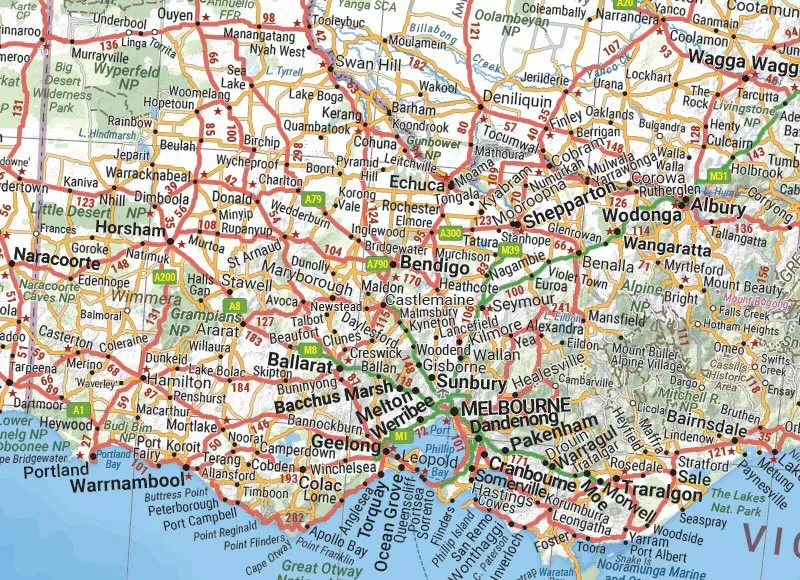 Hema Australia Wall Map