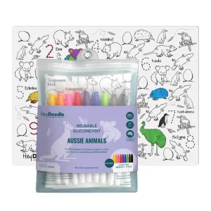 Hey Doodle Aussie Animals Drawing Mat