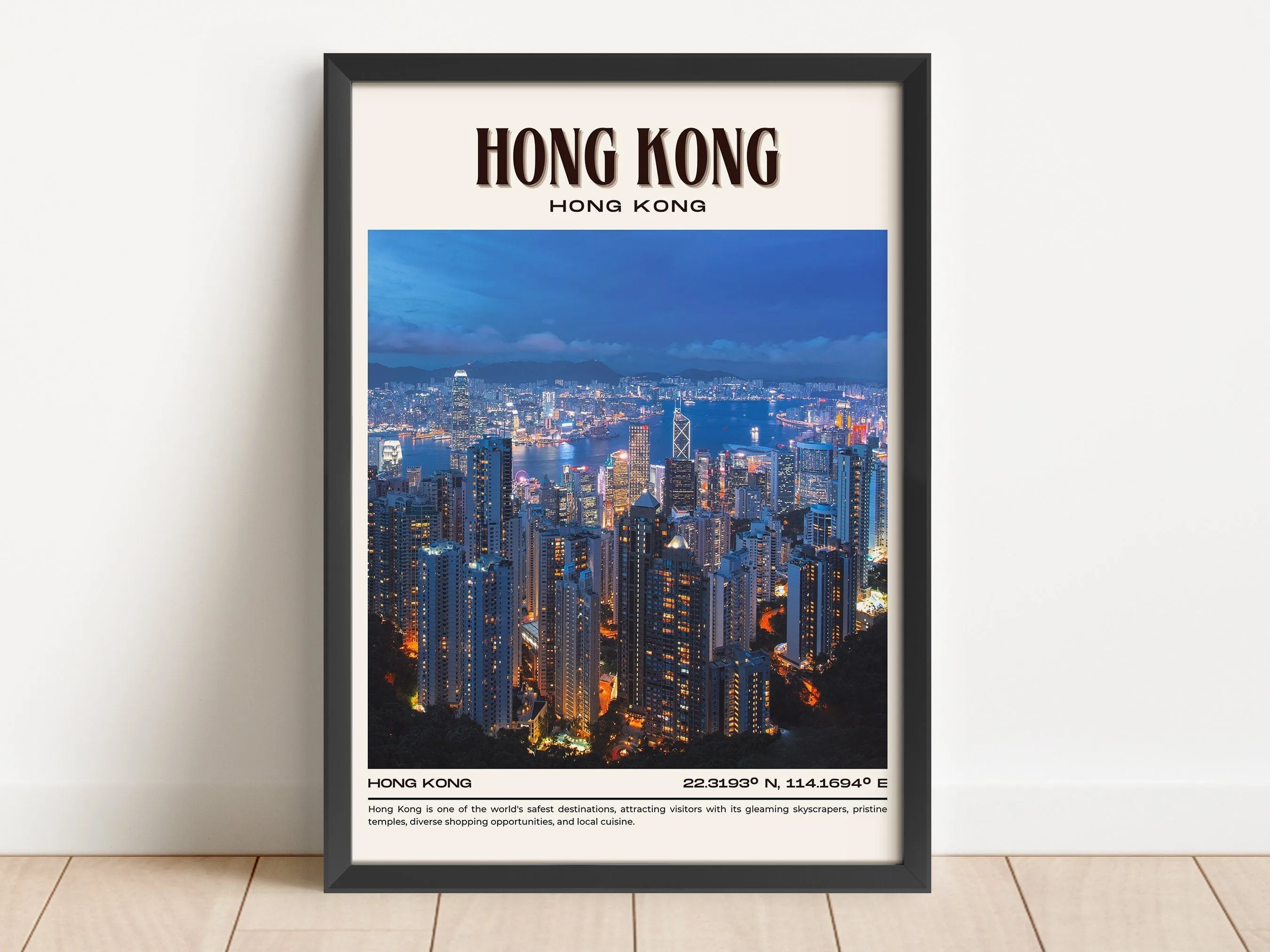 Hong Kong Vintage Wall Art, Hong Kong