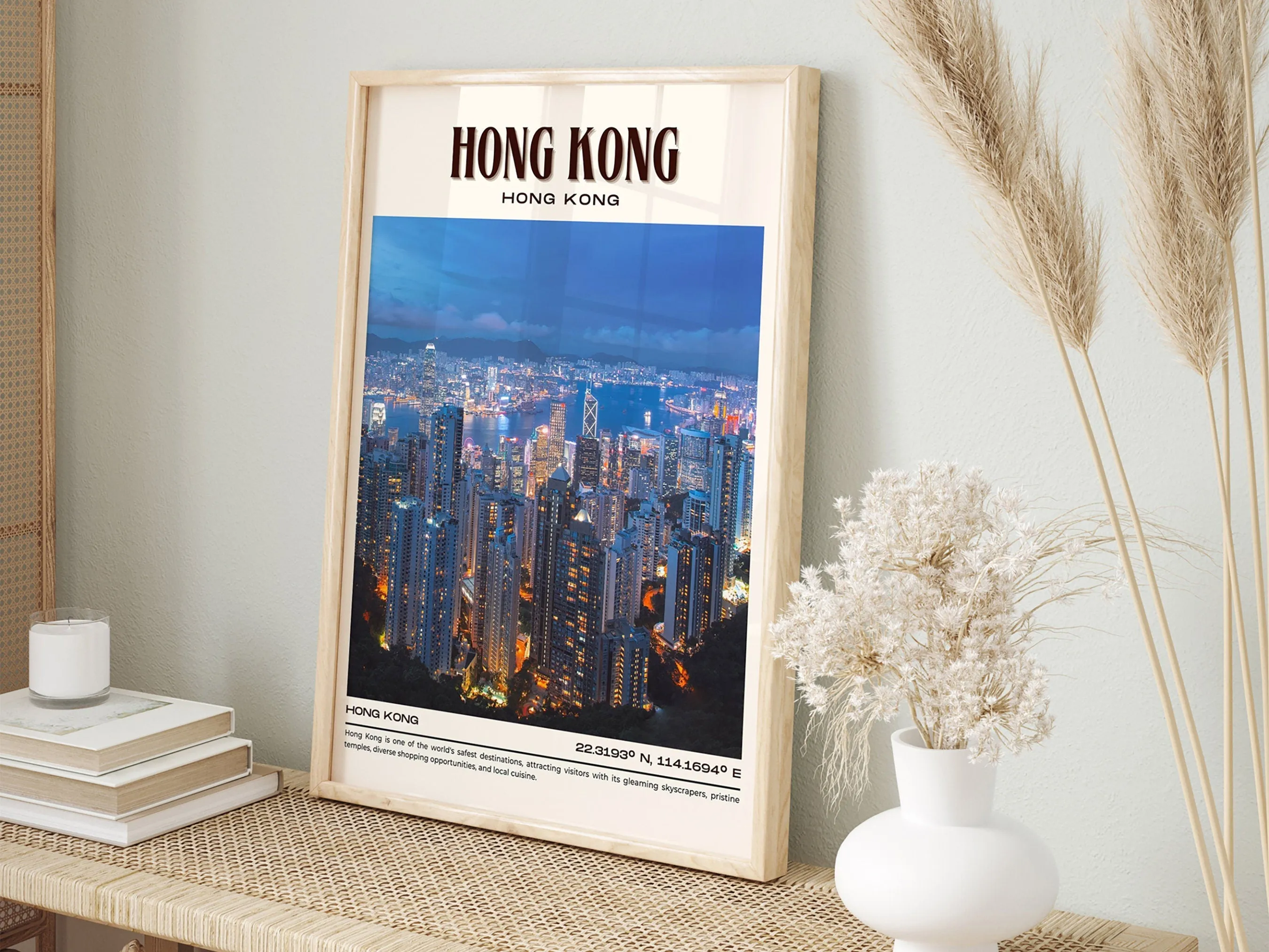 Hong Kong Vintage Wall Art, Hong Kong