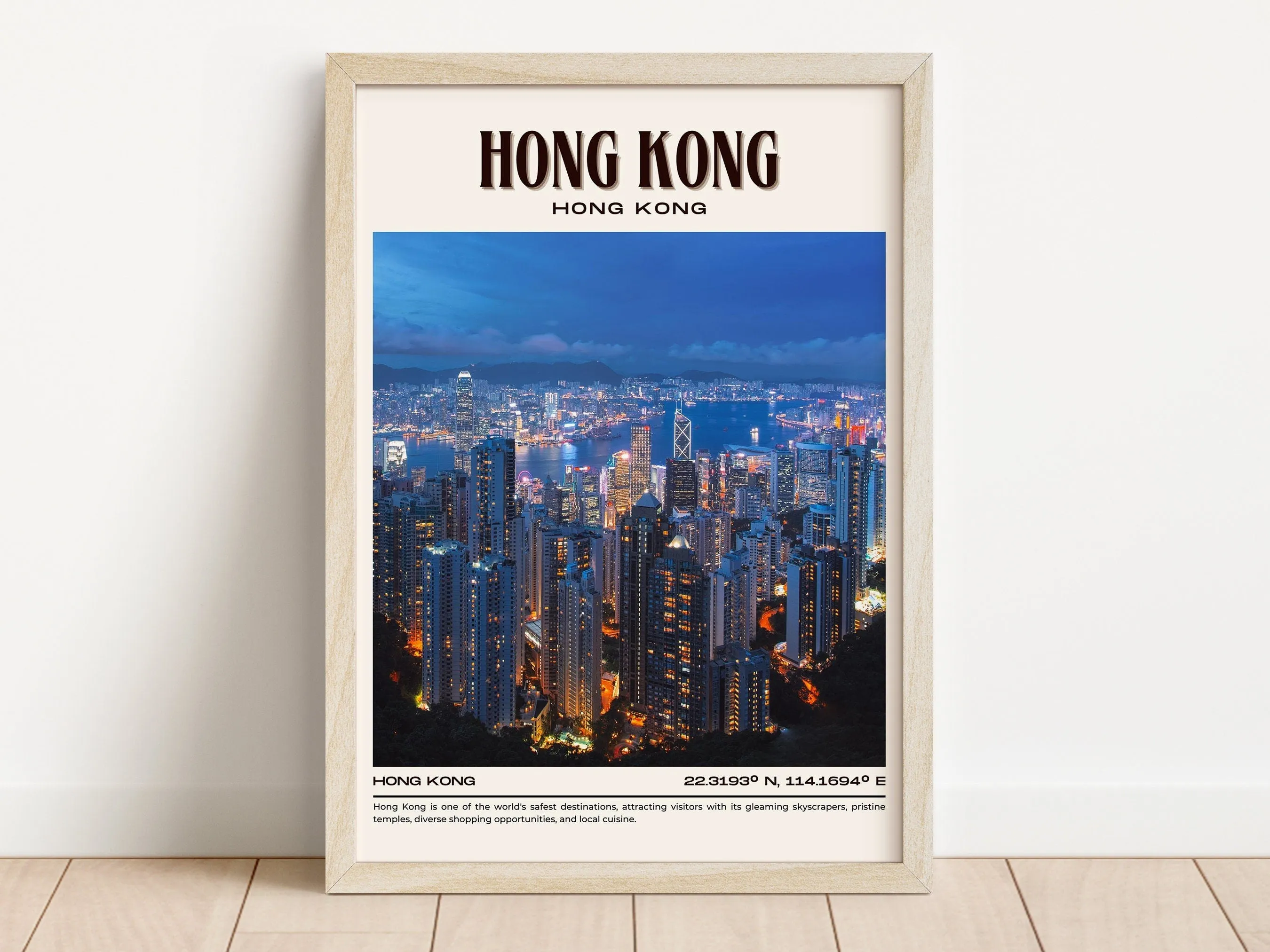 Hong Kong Vintage Wall Art, Hong Kong