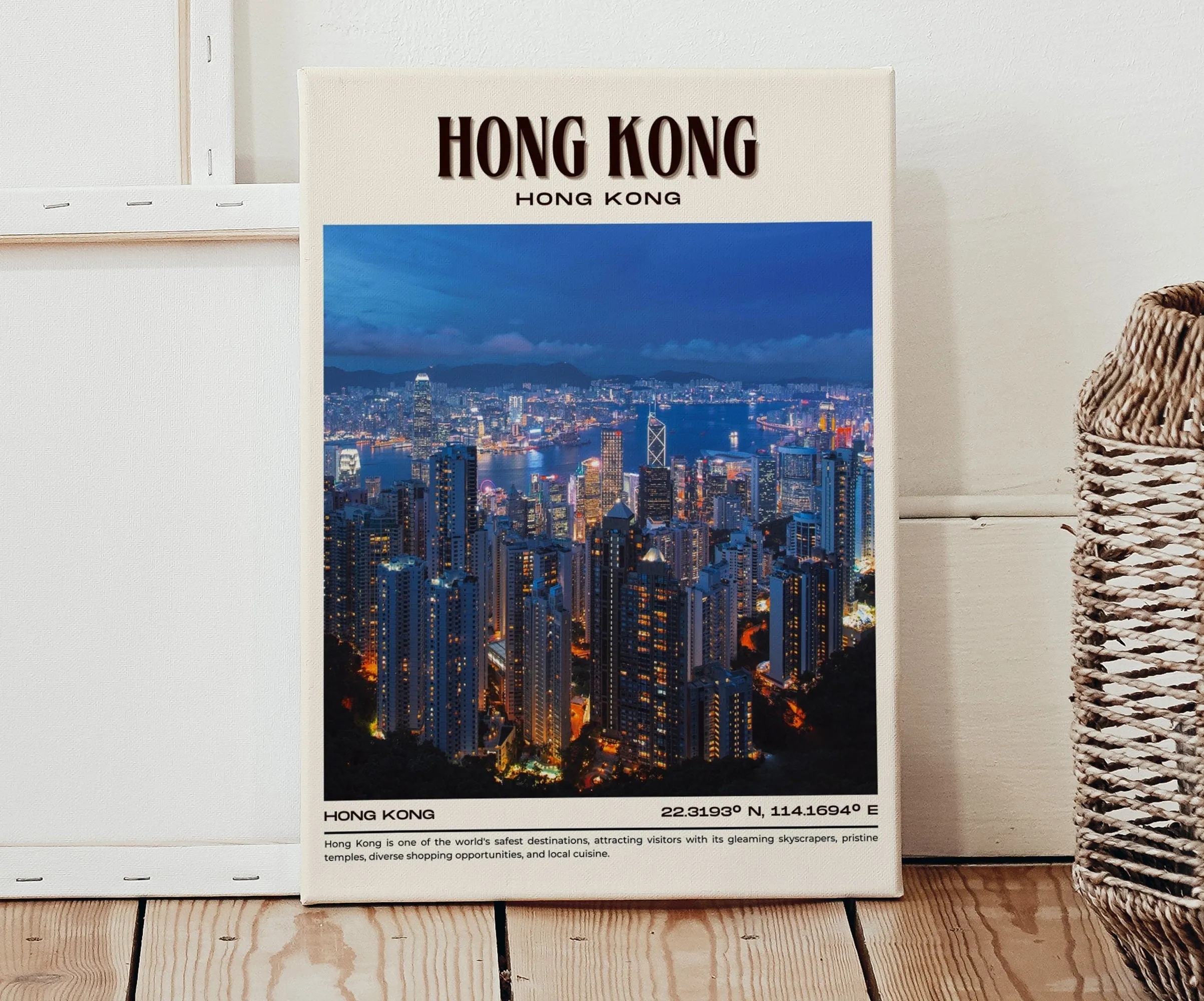 Hong Kong Vintage Wall Art, Hong Kong
