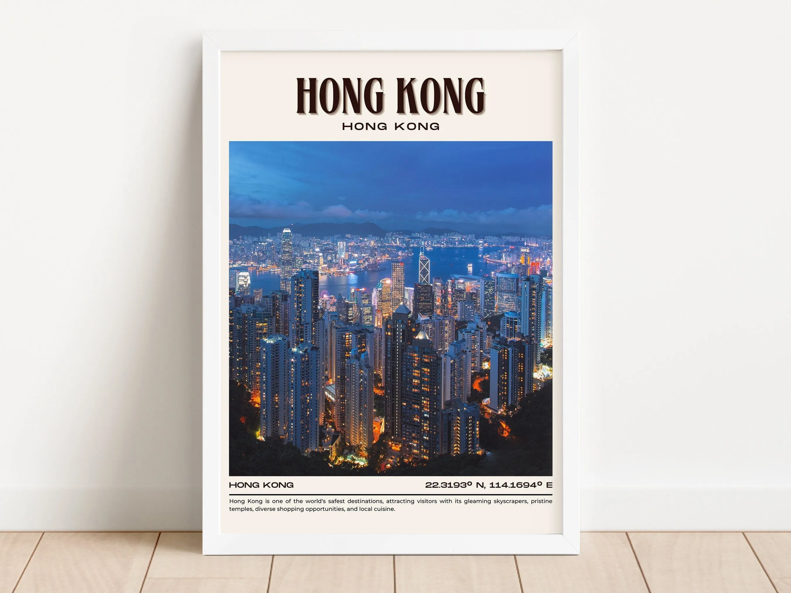 Hong Kong Vintage Wall Art, Hong Kong