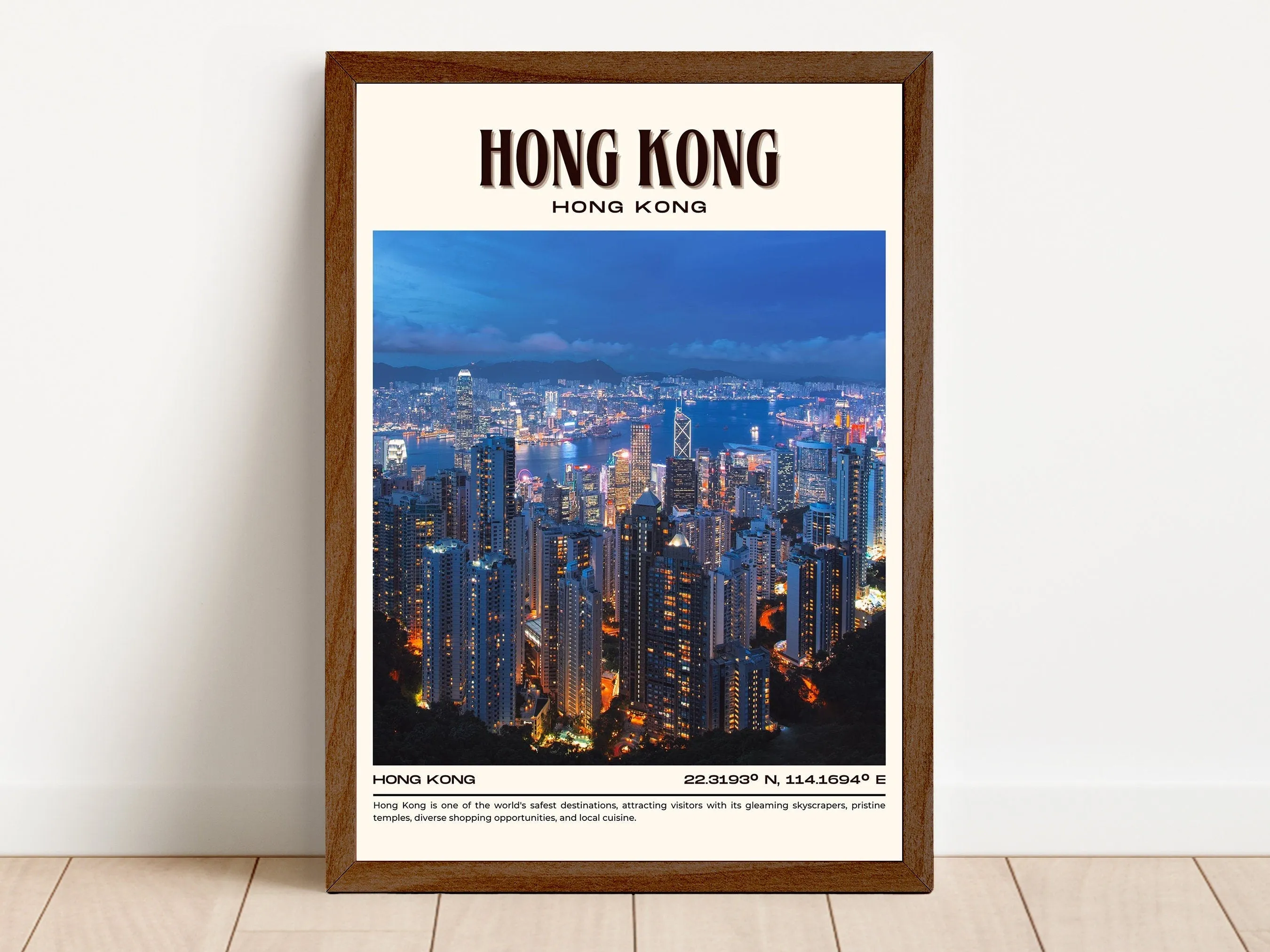 Hong Kong Vintage Wall Art, Hong Kong