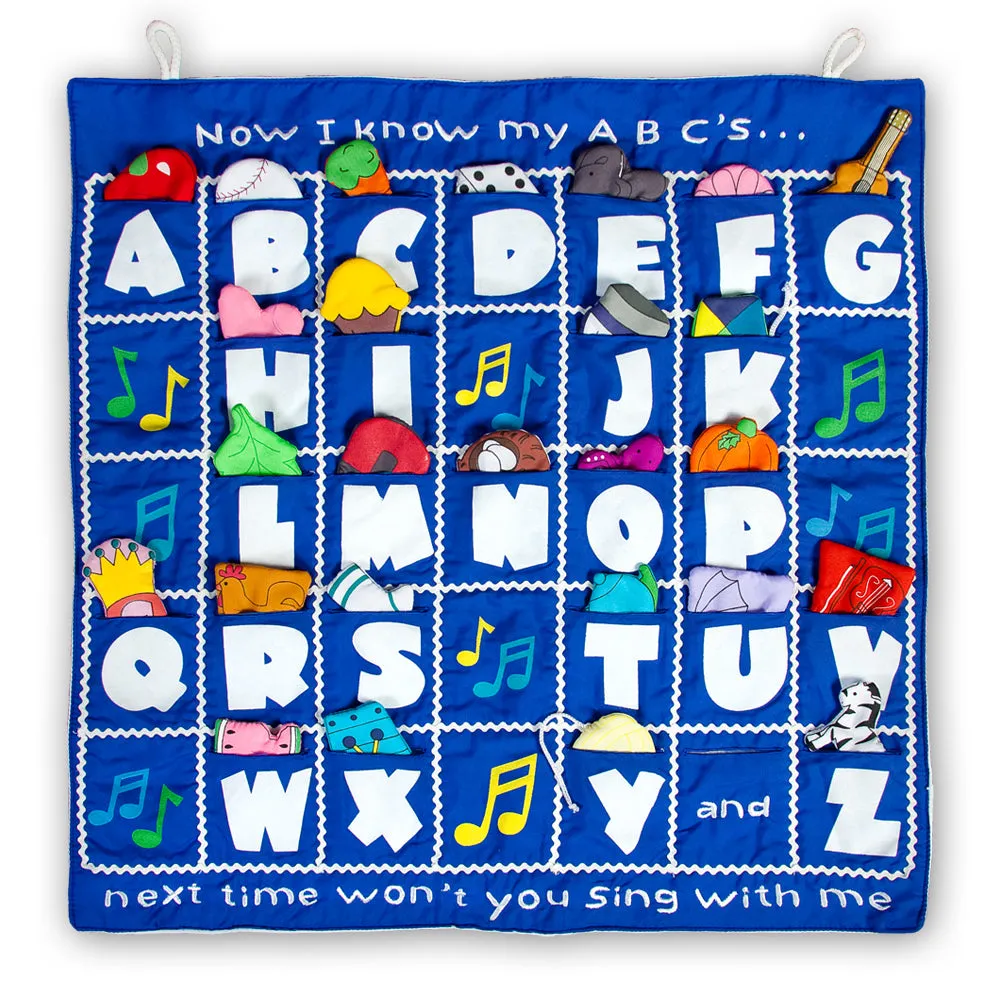 I Know My ABC's Blue Wall Hanging