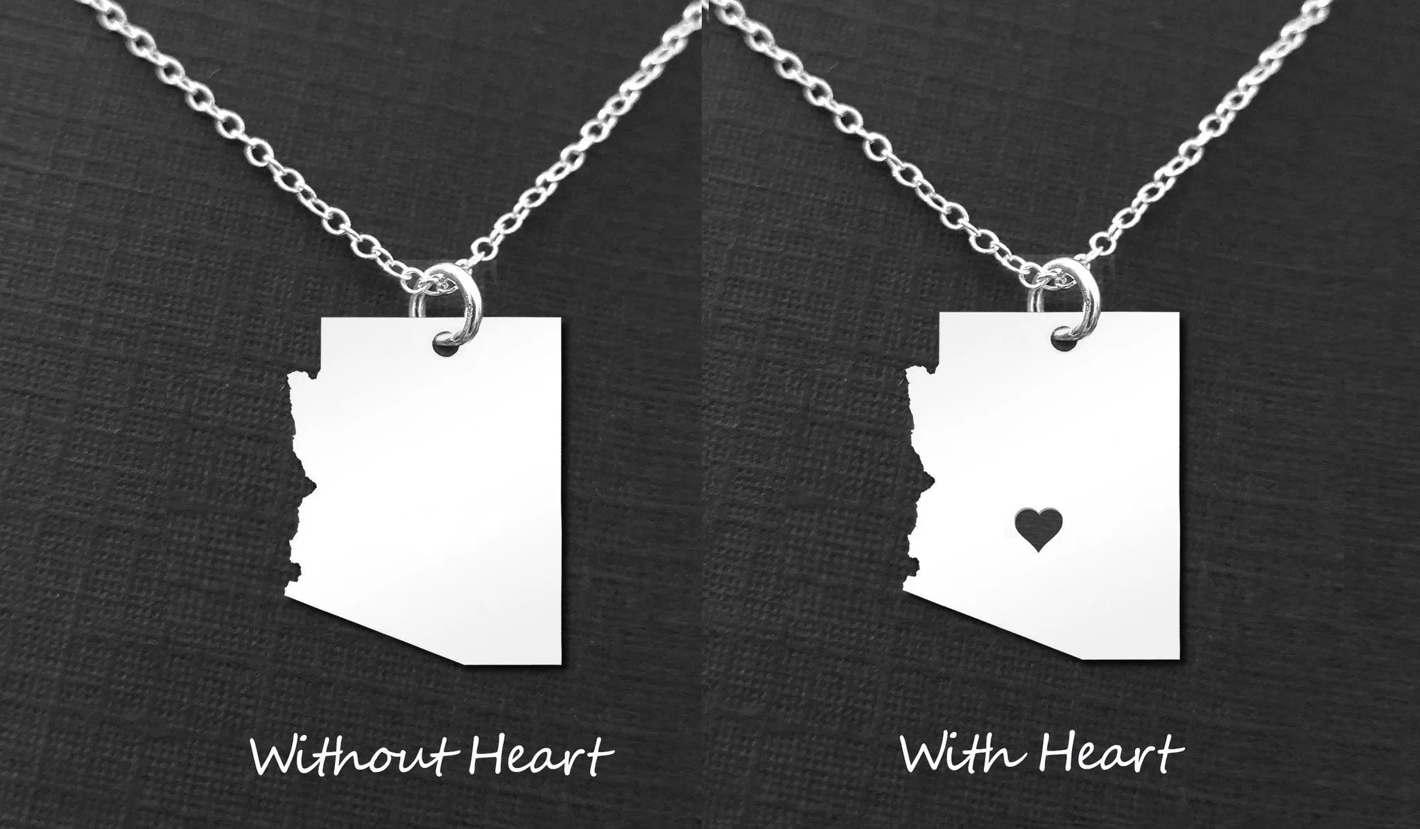 Illinois Necklace - A Sterling Silver Necklace