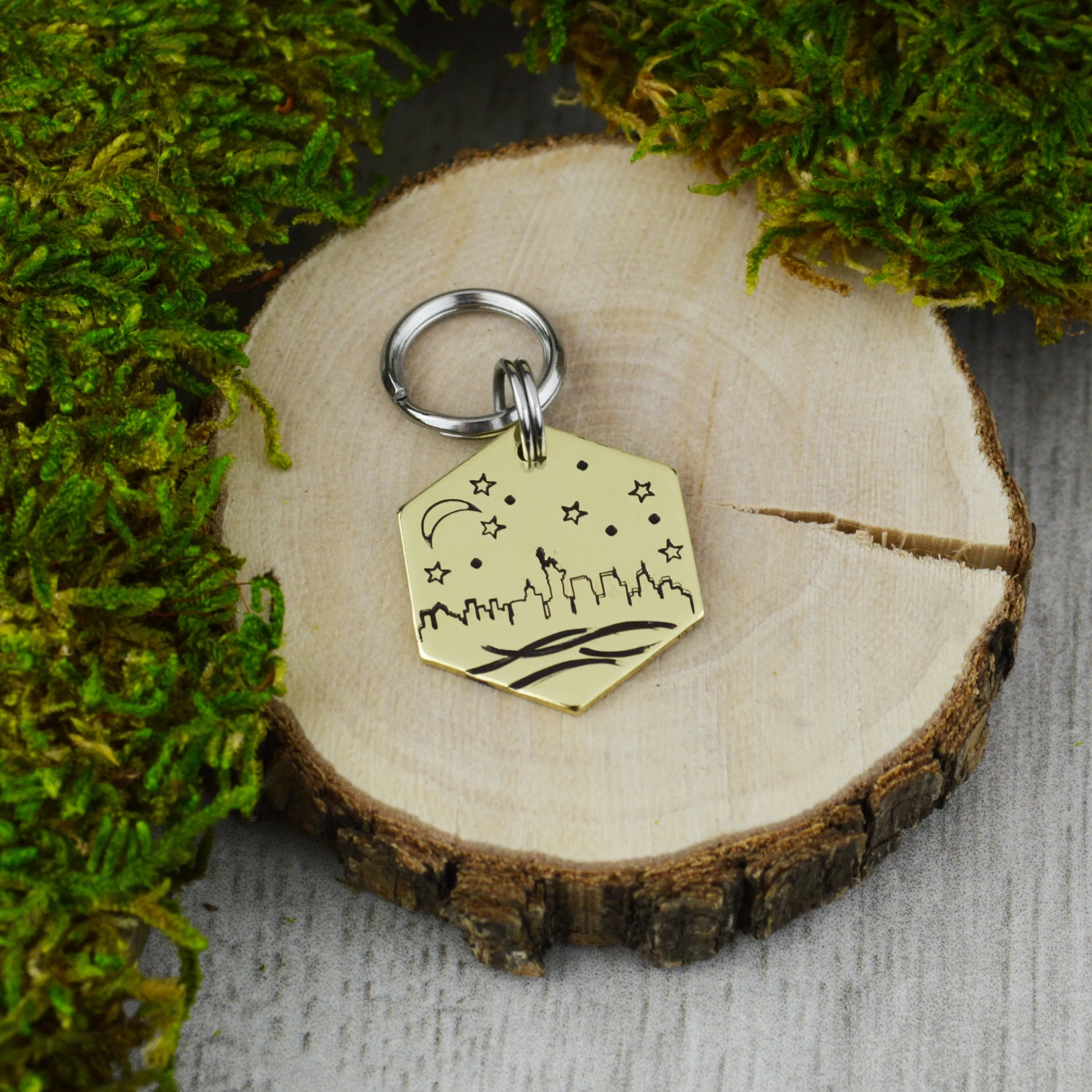In The City Mini Pet ID Tag