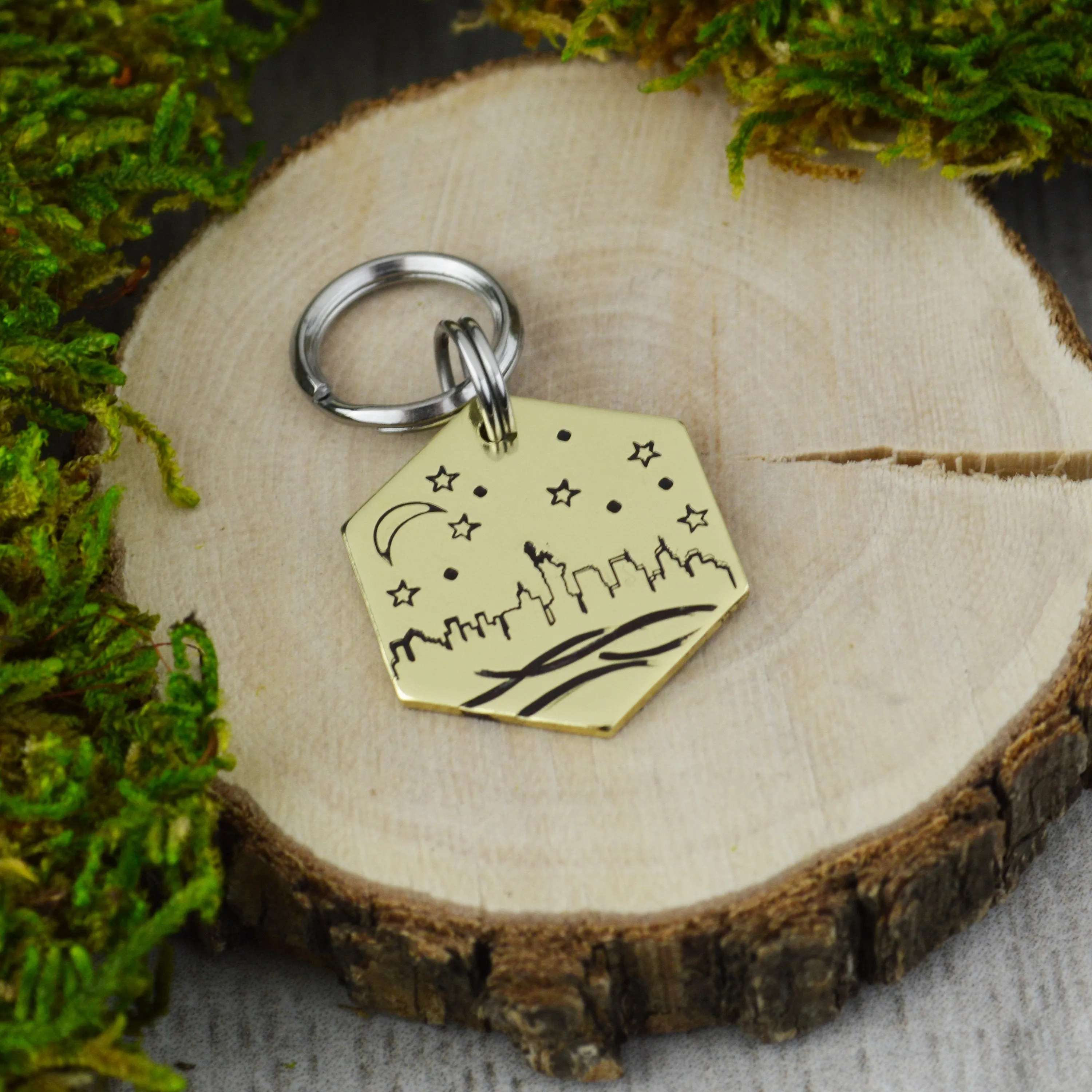 In The City Mini Pet ID Tag