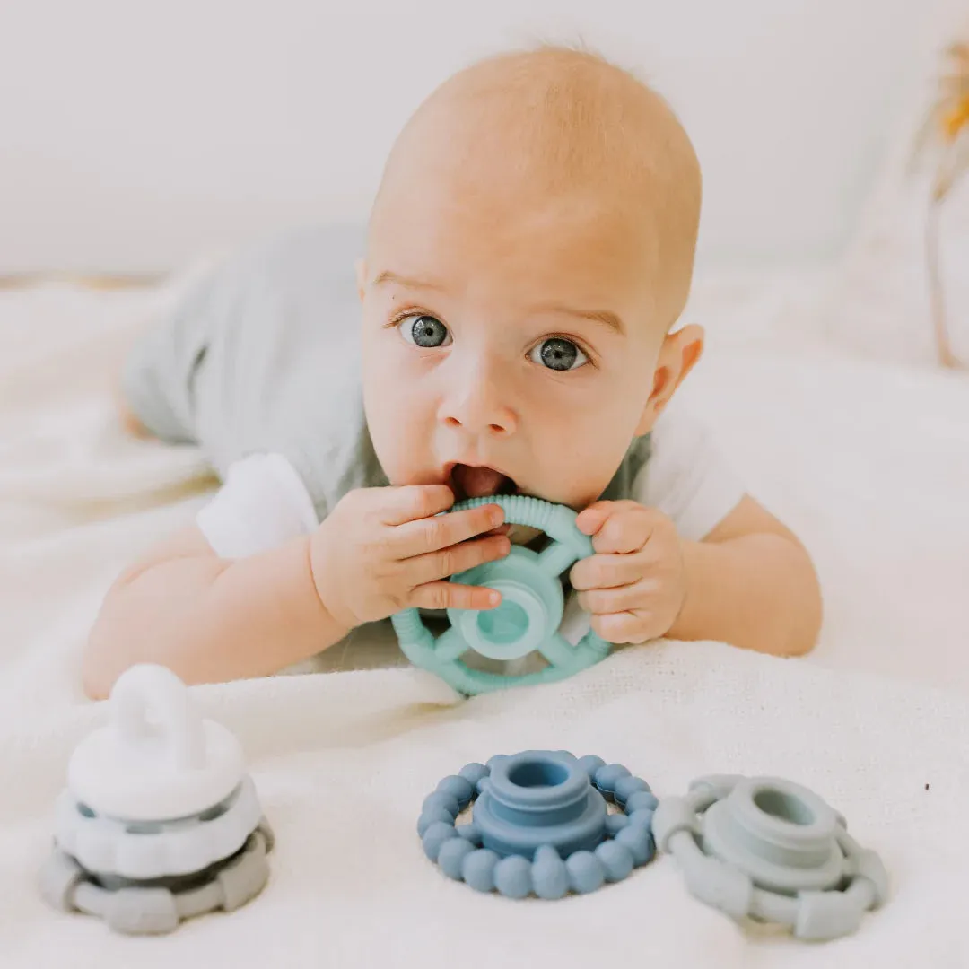 Jellystone Stacker & Teether Toy - Ocean