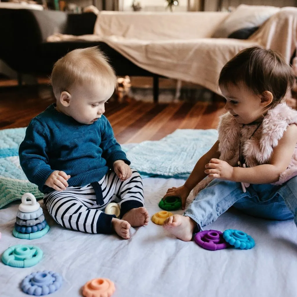 Jellystone Stacker & Teether Toy - Ocean