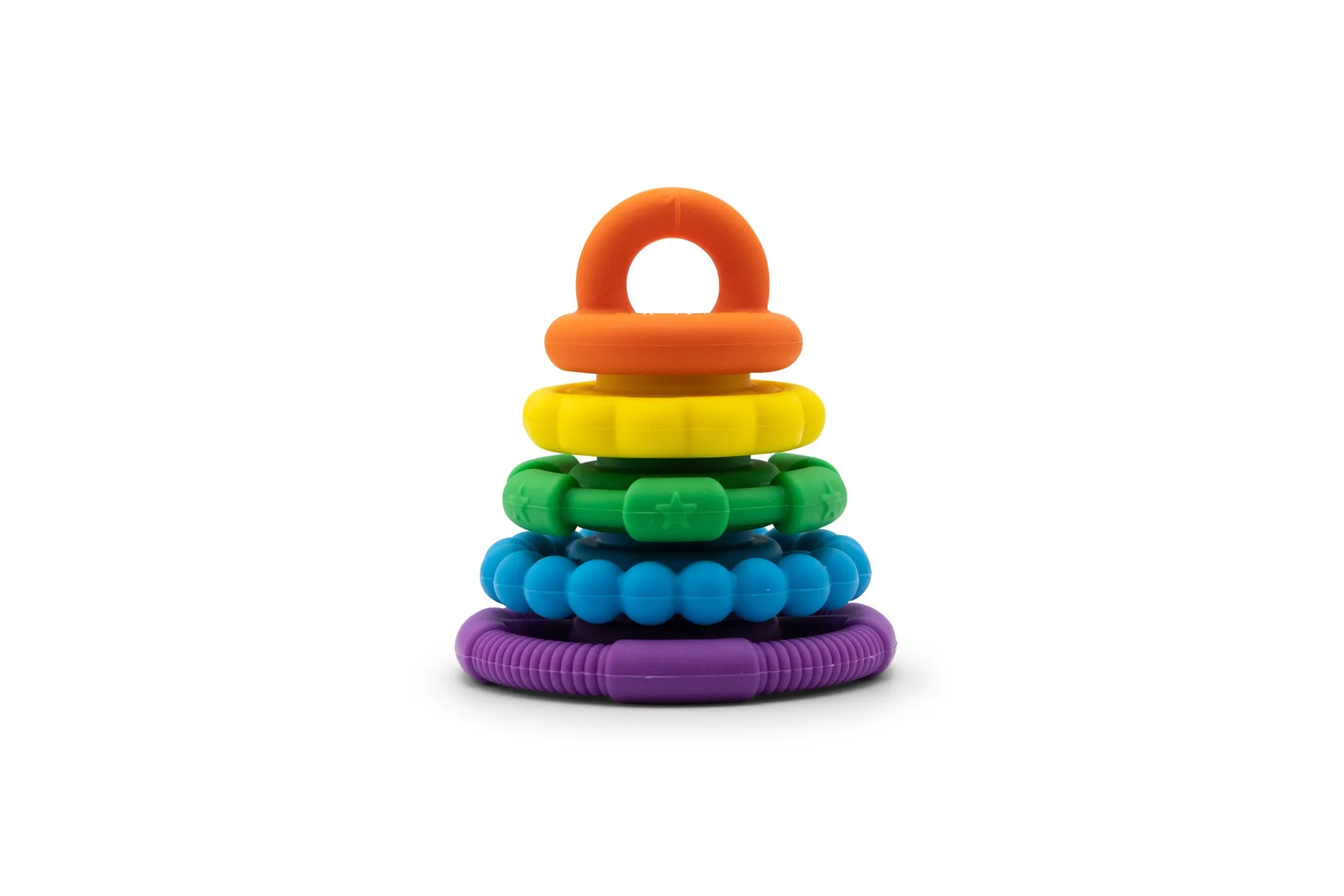 Jellystone Stacker & Teether Toy - Rainbow Bright
