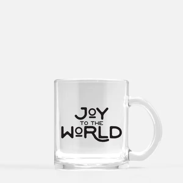 Joy to the World glass mug | 11 oz
