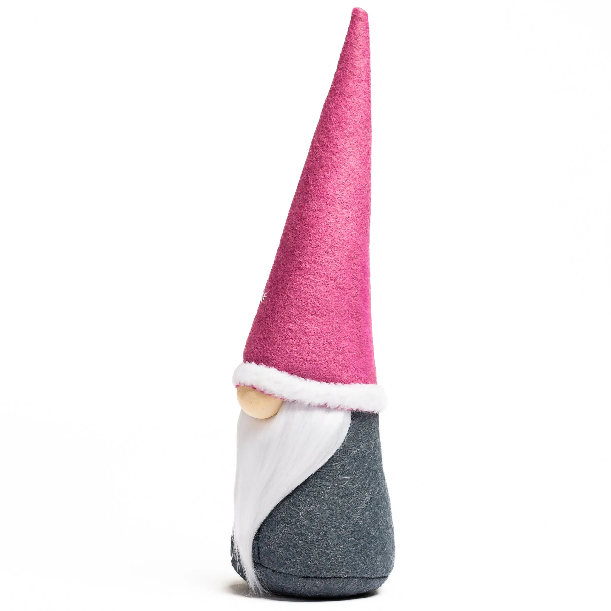 Joyful Christmas Holiday Snowflake Gnome (Pink)