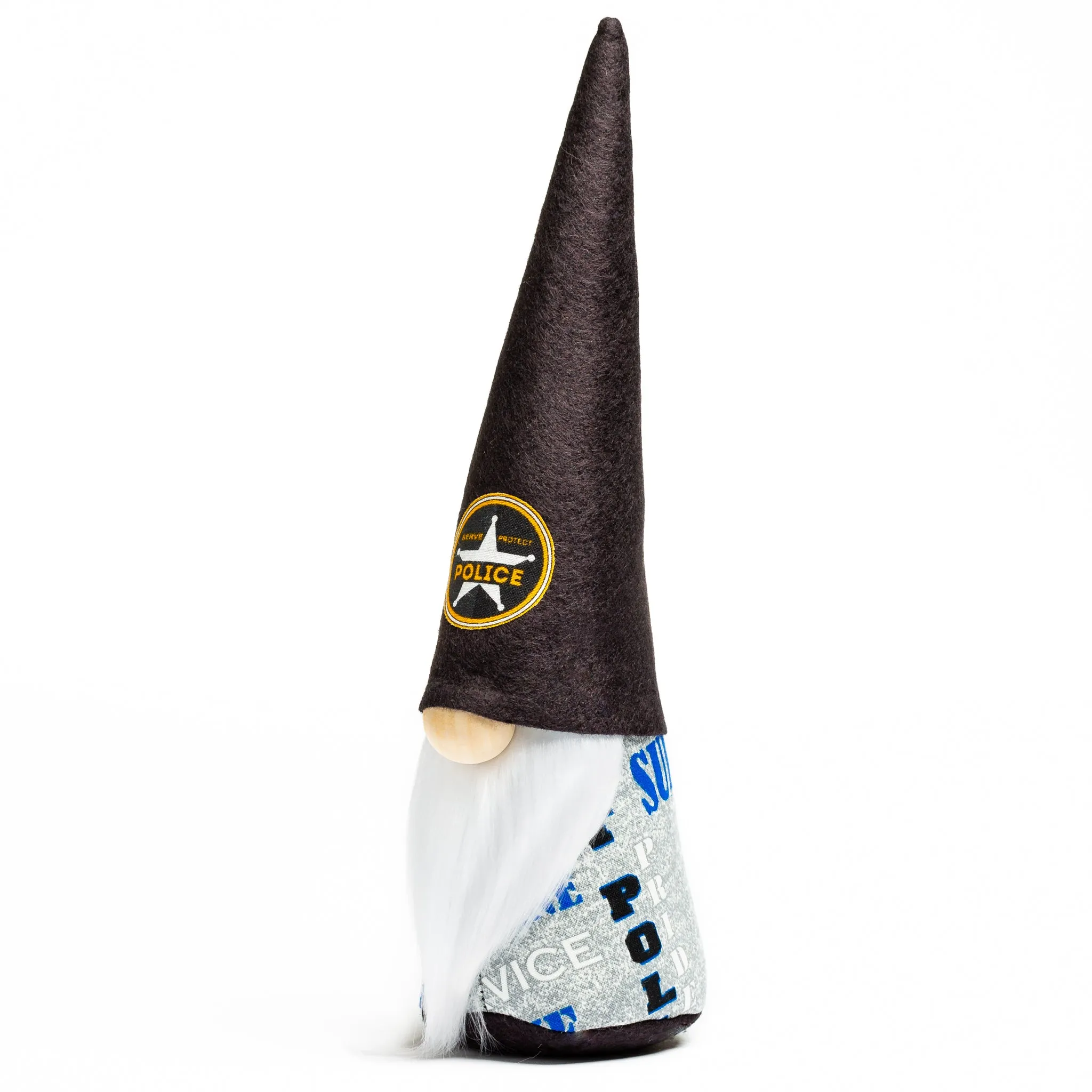 Joyful Police Officer Gnome