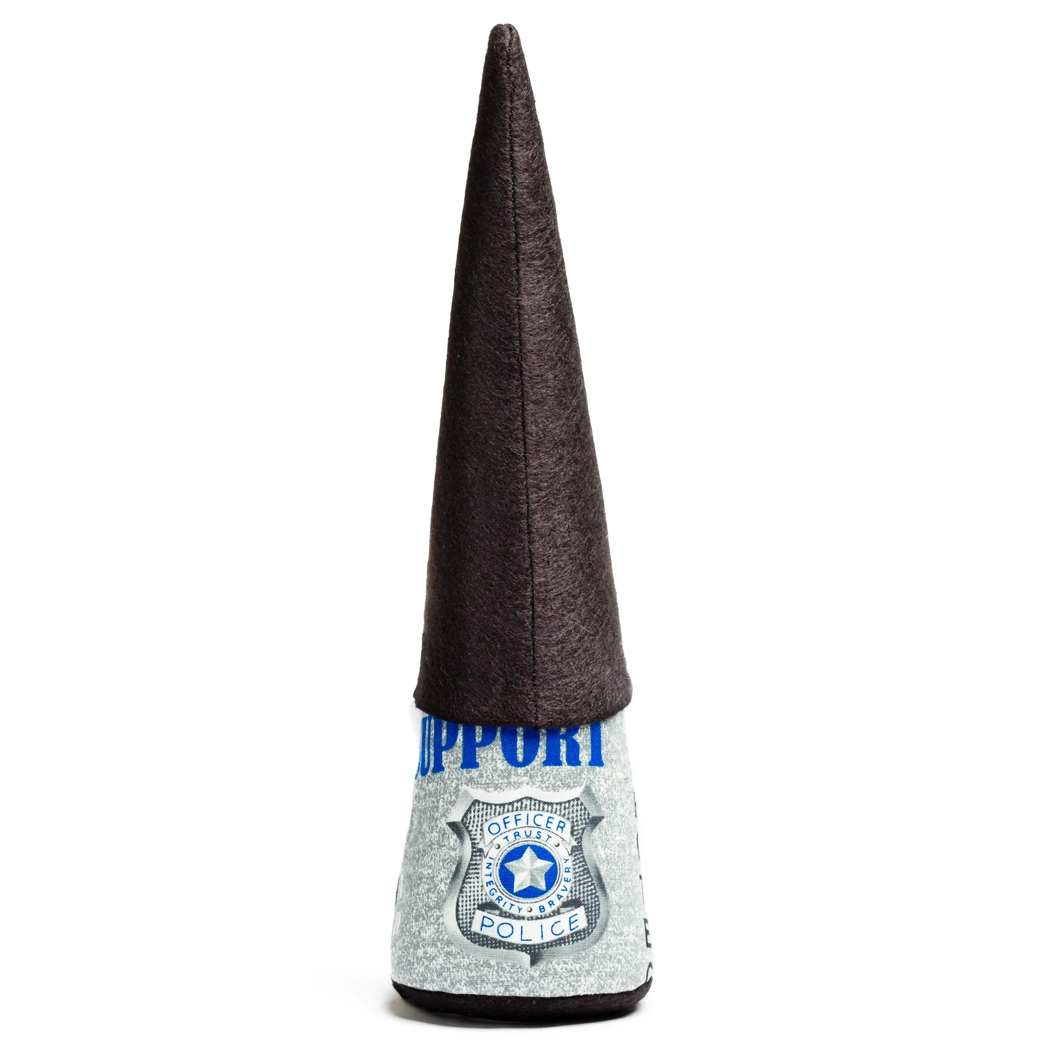 Joyful Police Officer Gnome