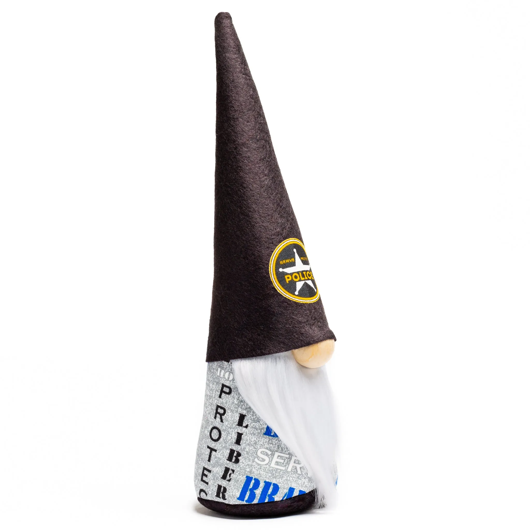 Joyful Police Officer Gnome