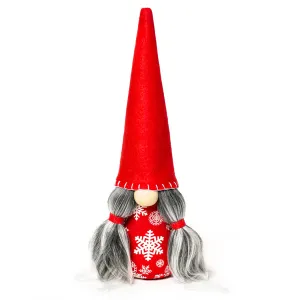 Joyful Winter Holiday Snowflake Gnome