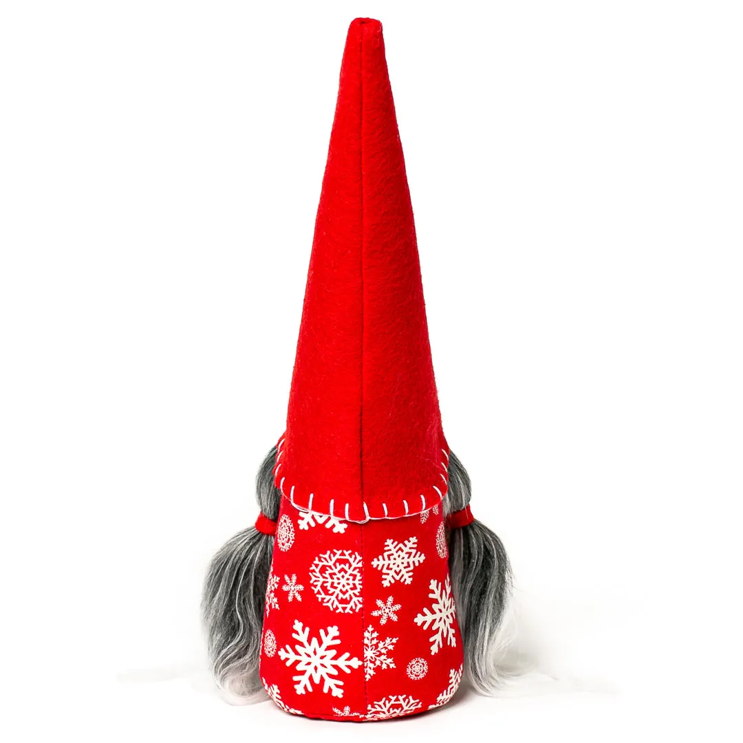 Joyful Winter Holiday Snowflake Gnome