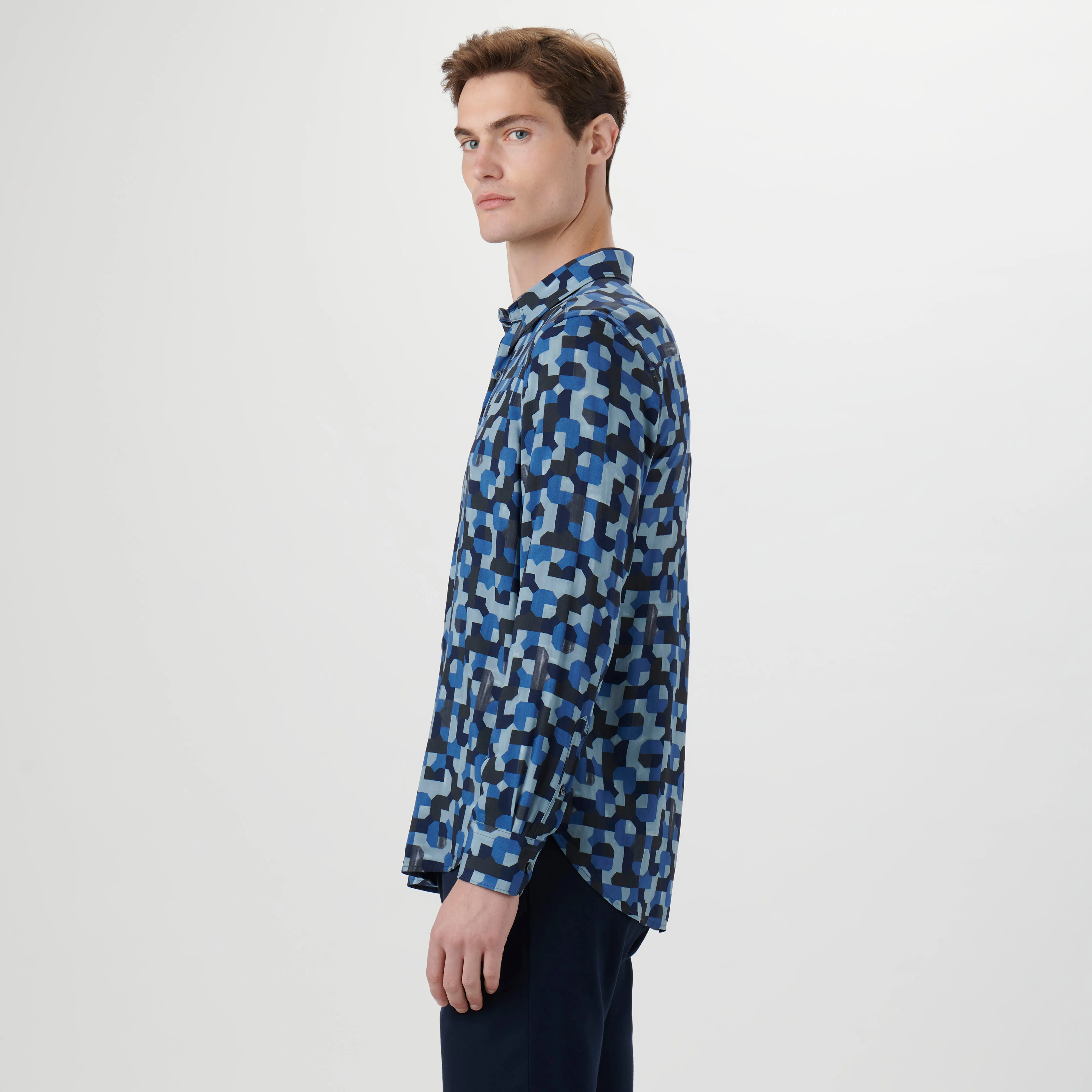 Julian EcoVero Geometric Shirt