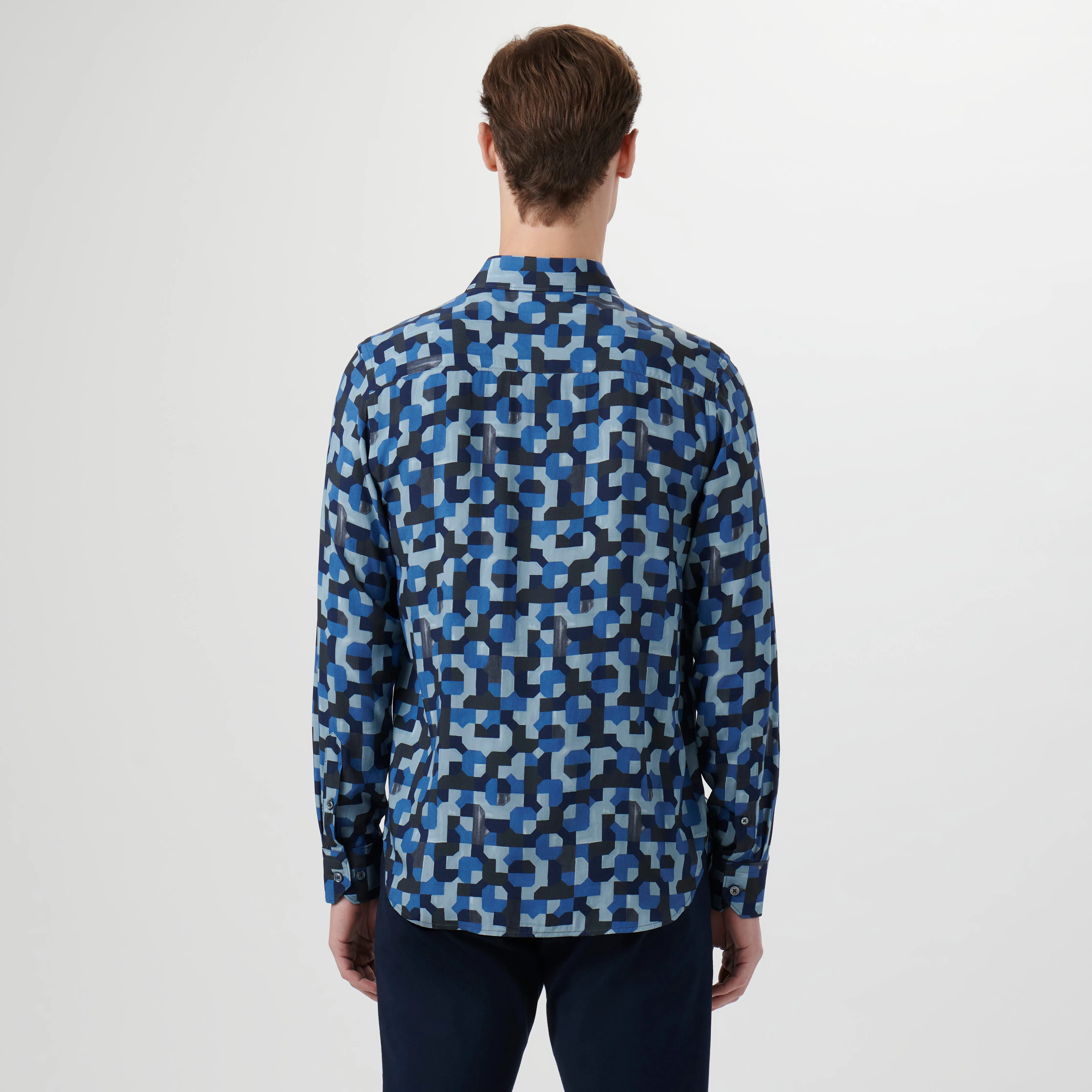 Julian EcoVero Geometric Shirt