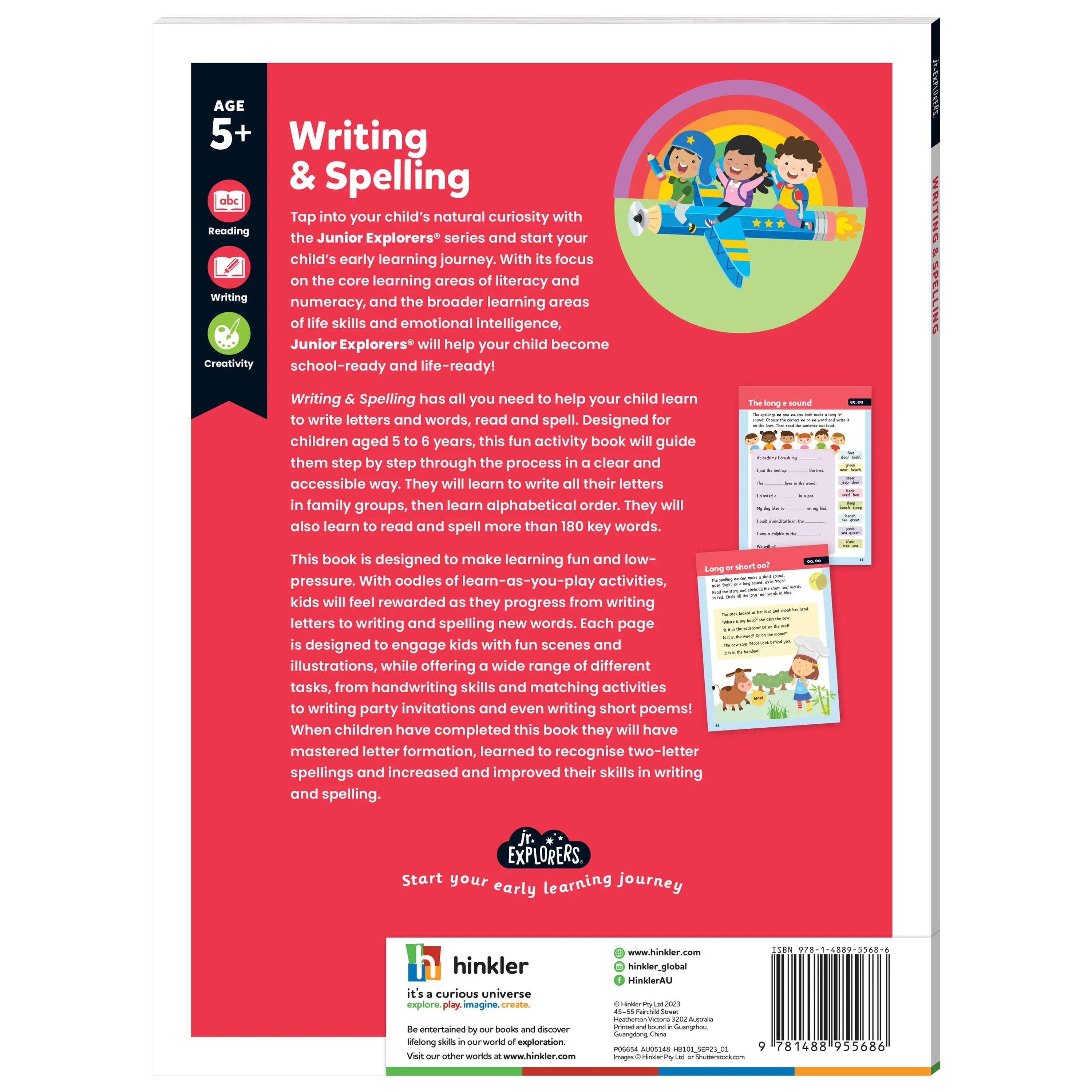Junior Explorers Writing & Spelling