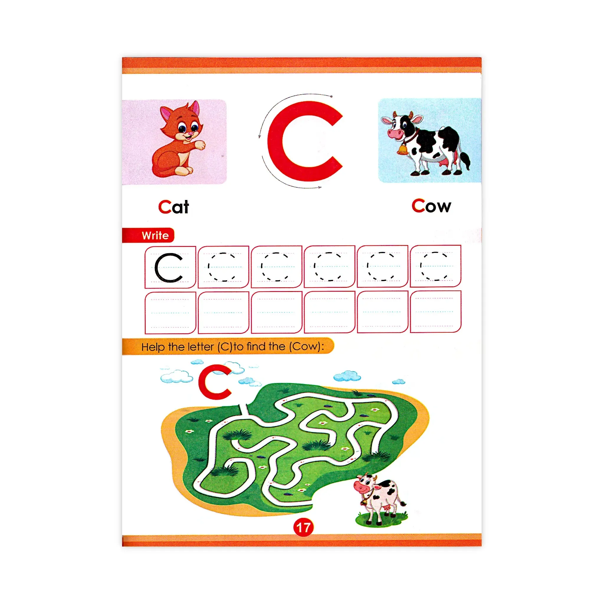 Kayan Kids Educational English Alphabet Workbook