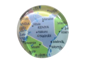 Kenya Map Pendant Magnet