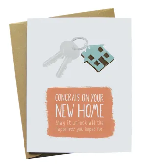 Keys New Home Card