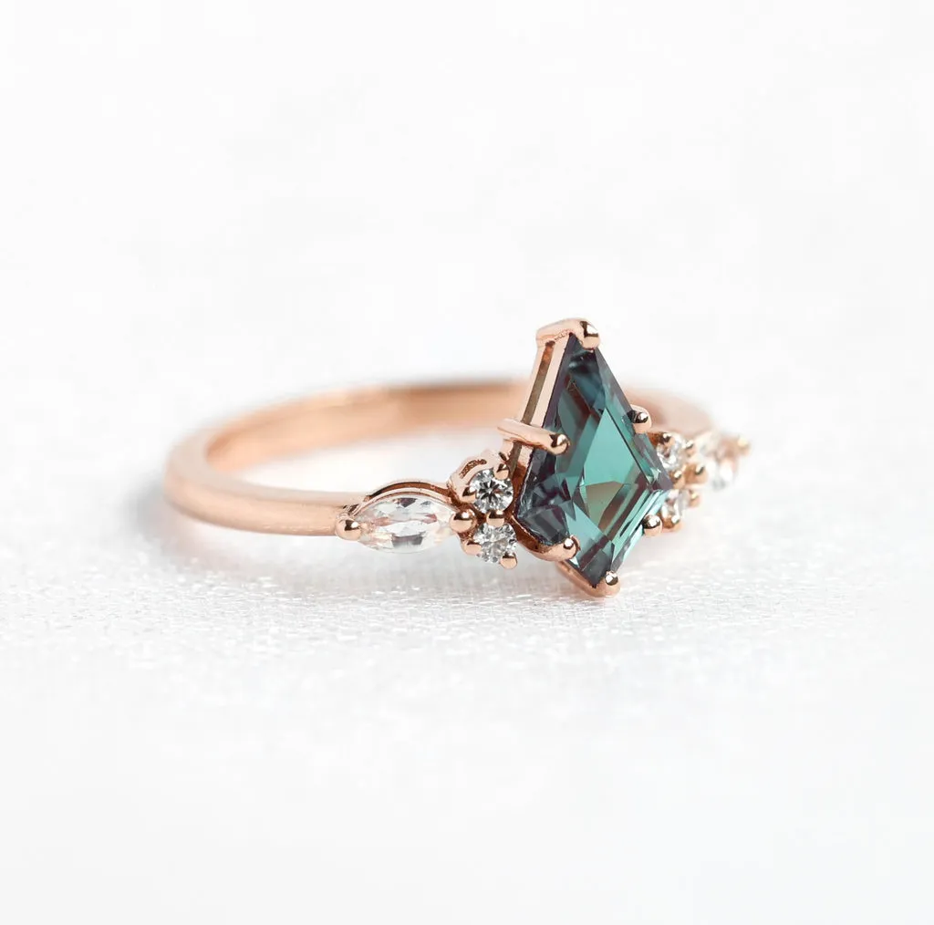 Kite Alexandrite Engagement Ring