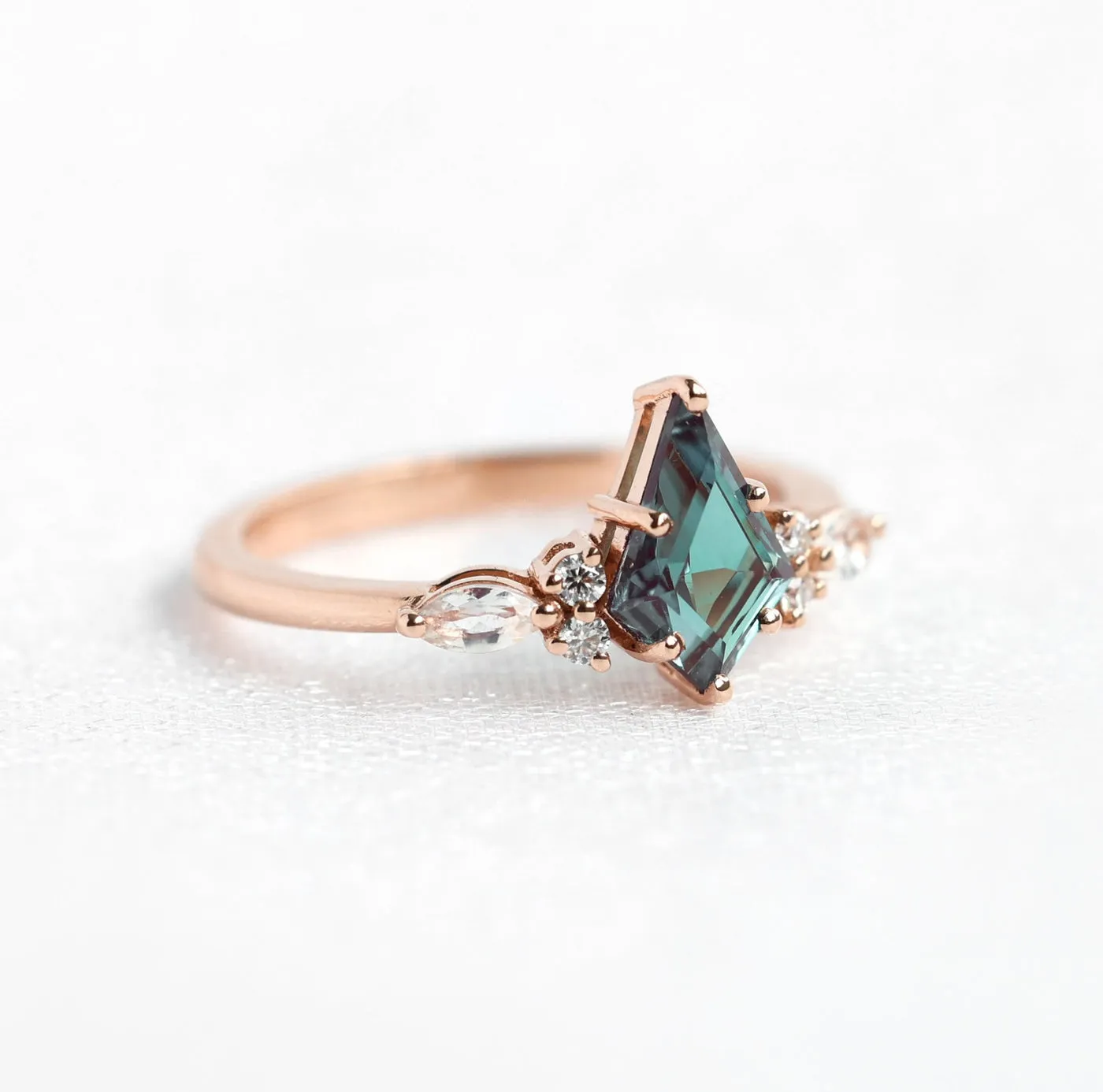 Kite Alexandrite Engagement Ring
